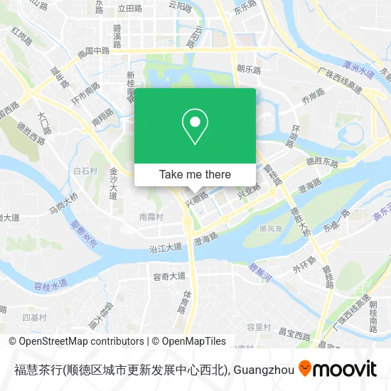 福慧茶行(顺德区城市更新发展中心西北) map