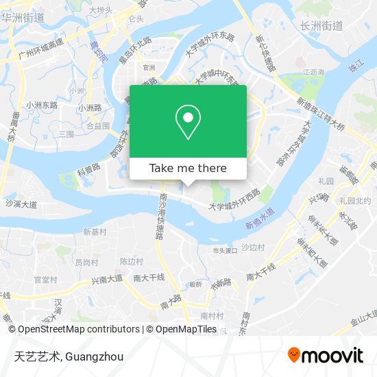 天艺艺术 map