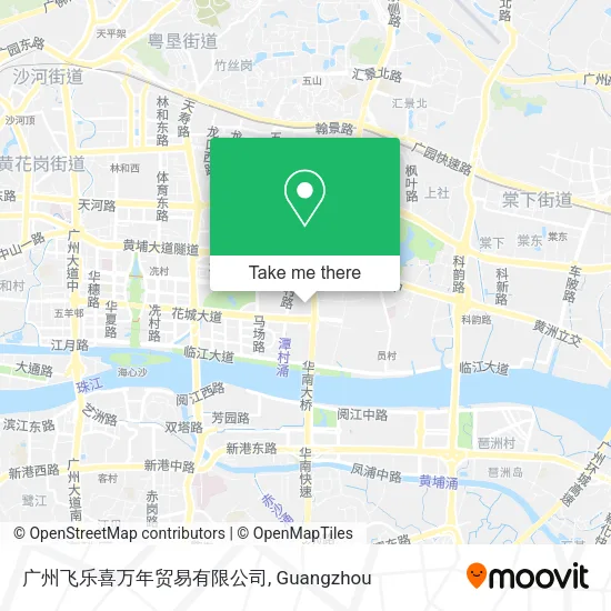 广州飞乐喜万年贸易有限公司 map