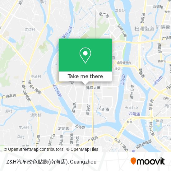 Z&H汽车改色贴膜(南海店) map