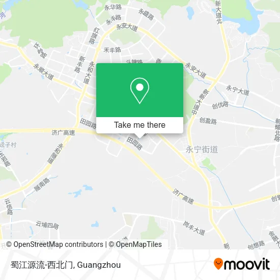 蜀江源流-西北门 map