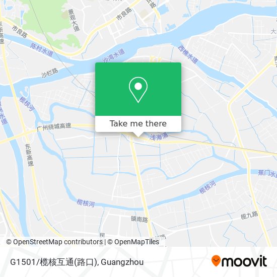 G1501/榄核互通(路口) map