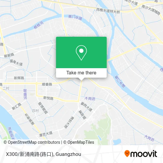 X300/新涌南路(路口) map