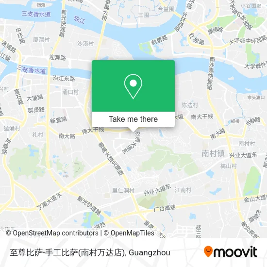 至尊比萨-手工比萨(南村万达店) map