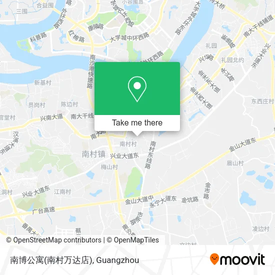 南博公寓(南村万达店) map