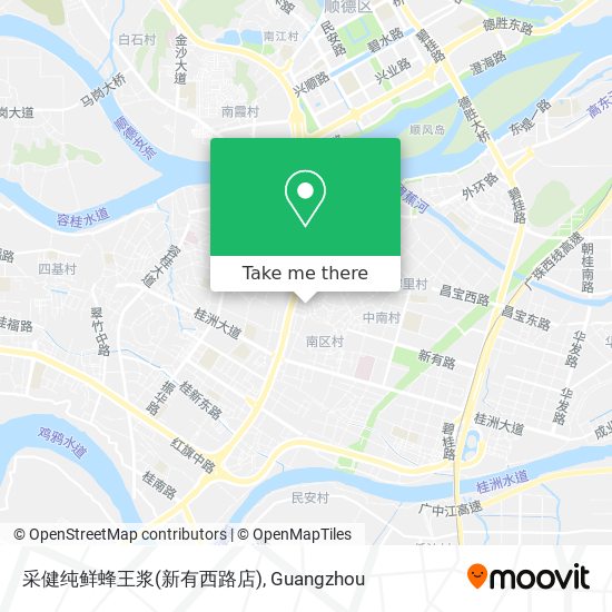 采健纯鲜蜂王浆(新有西路店) map