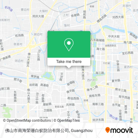 佛山市南海荣珊白蚁防治有限公司 map