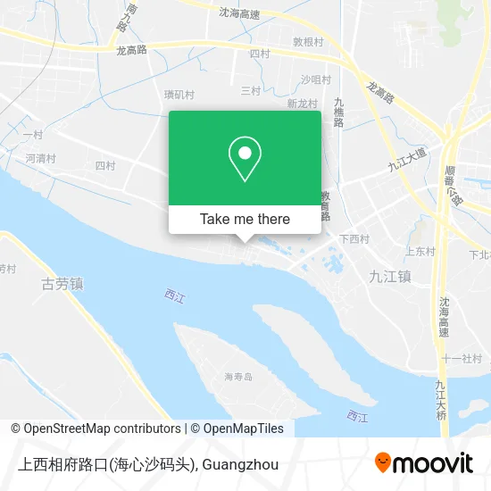 上西相府路口(海心沙码头) map