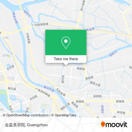 金蕊美容院 map