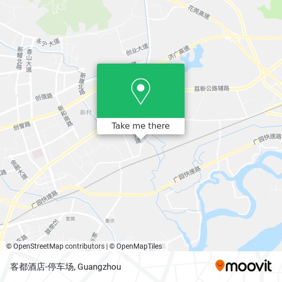 客都酒店-停车场 map