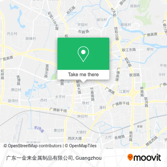 广东一金来金属制品有限公司 map