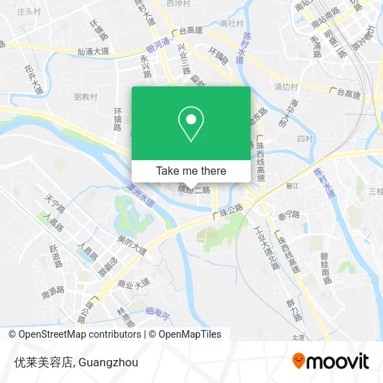 优莱美容店 map