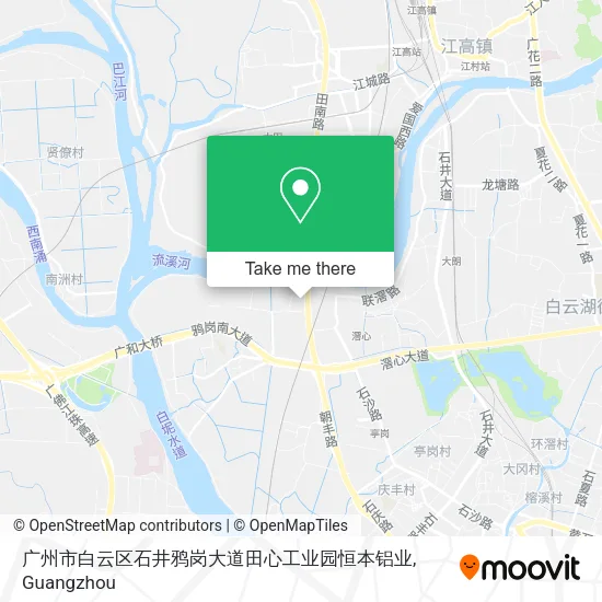 广州市白云区石井鸦岗大道田心工业园恒本铝业 map