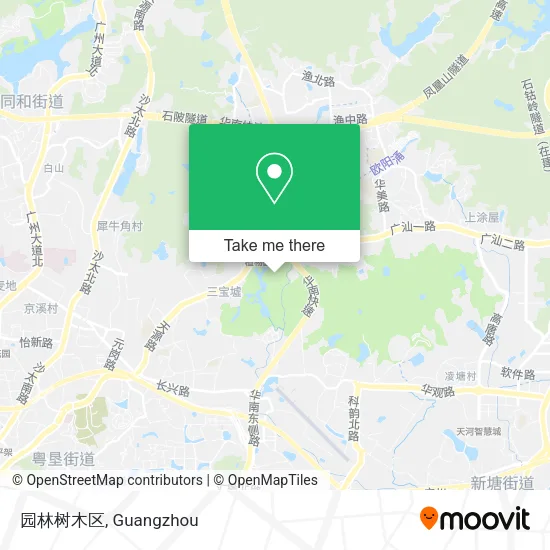 园林树木区 map