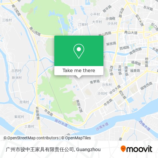 广州市骏中王家具有限责任公司 map