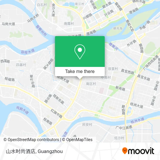 山水时尚酒店 map