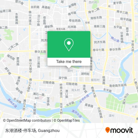 东潮酒楼-停车场 map