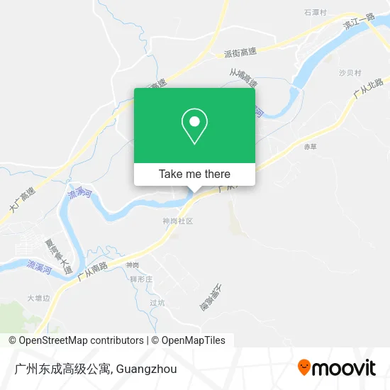 广州东成高级公寓 map