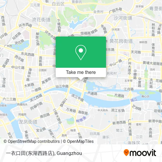 一衣口田(东湖西路店) map