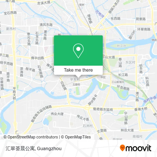 汇翠荟晨公寓 map