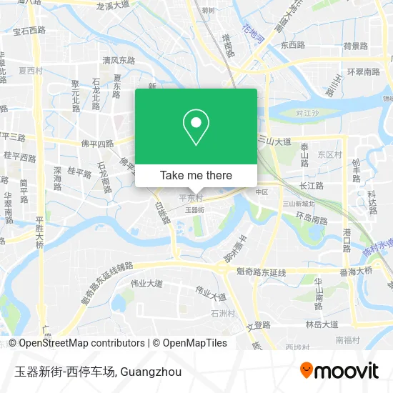 玉器新街-西停车场 map