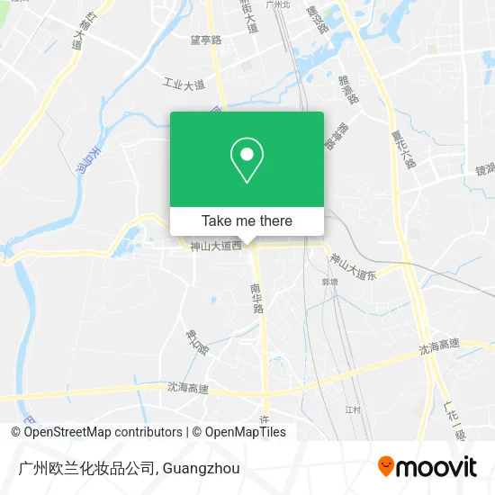 广州欧兰化妆品公司 map