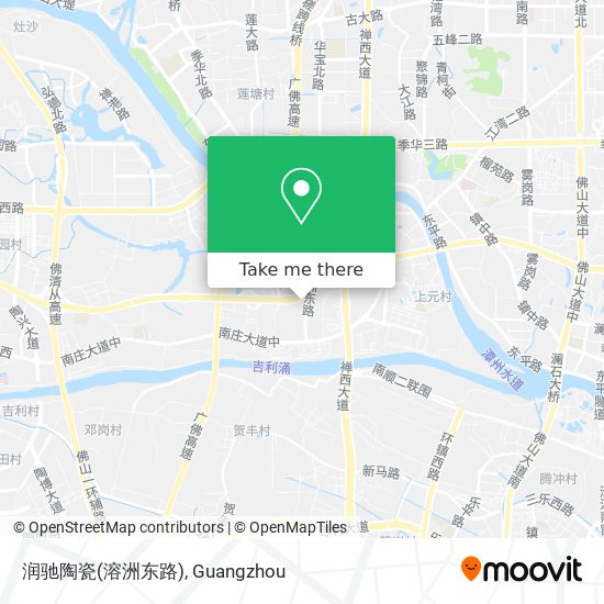 润驰陶瓷(溶洲东路) map
