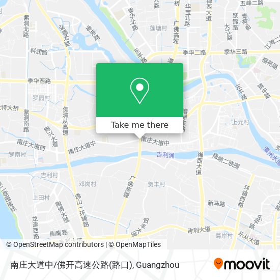 南庄大道中/佛开高速公路(路口) map