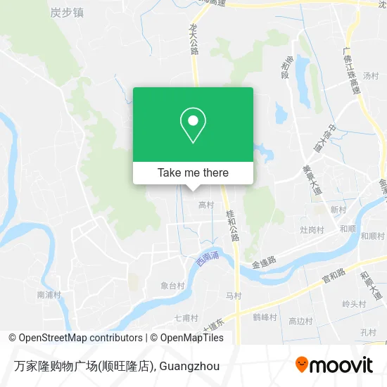 万家隆购物广场(顺旺隆店) map
