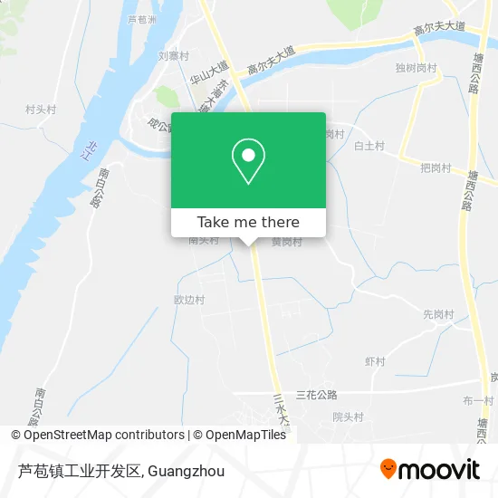 芦苞镇工业开发区 map