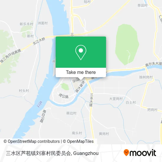 三水区芦苞镇刘寨村民委员会 map
