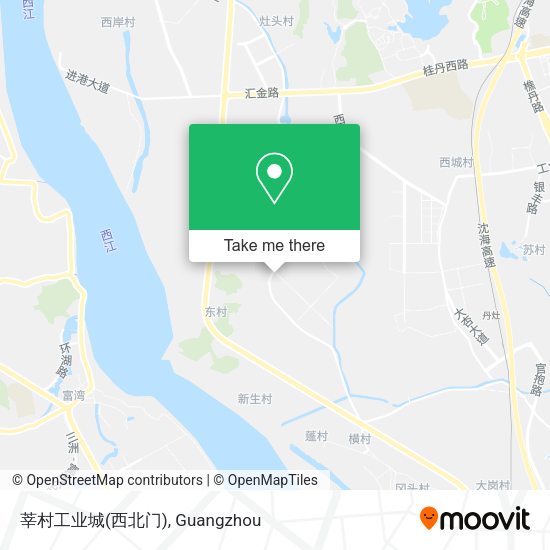 莘村工业城(西北门) map