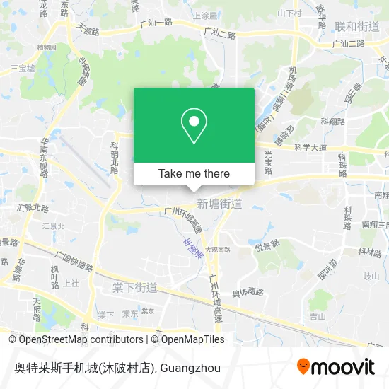 奥特莱斯手机城(沐陂村店) map