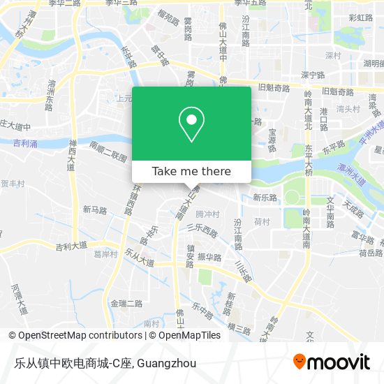 乐从镇中欧电商城-C座 map
