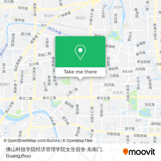 佛山科技学院经济管理学院女生宿舍-东南门 map