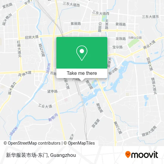 新华服装市场-东门 map