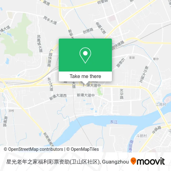 星光老年之家福利彩票资助(卫山区社区) map