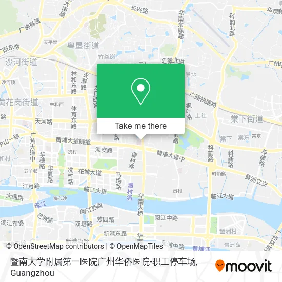 暨南大学附属第一医院广州华侨医院-职工停车场 map