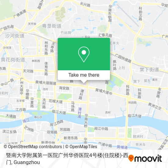 暨南大学附属第一医院广州华侨医院4号楼(住院楼)-西门 map