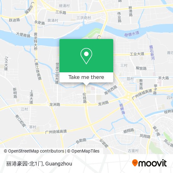丽港豪园-北1门 map