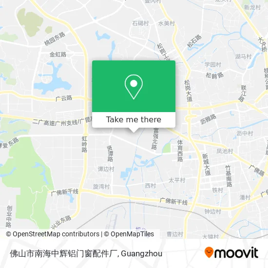 佛山市南海中辉铝门窗配件厂 map