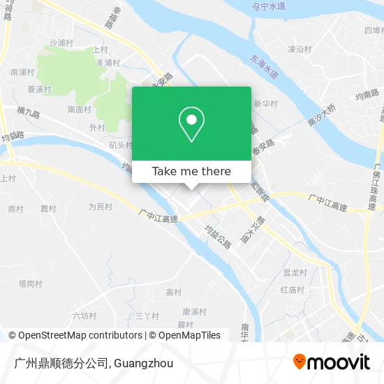 广州鼎顺德分公司 map