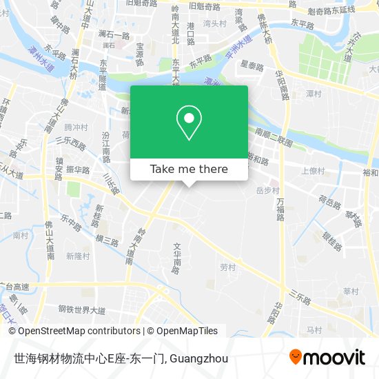 世海钢材物流中心E座-东一门 map