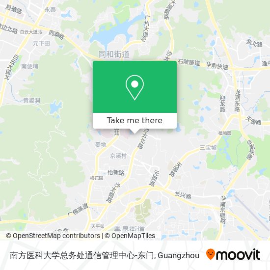 南方医科大学总务处通信管理中心-东门 map