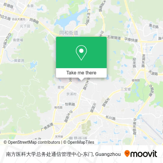 南方医科大学总务处通信管理中心-东门 map