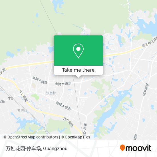 万虹花园-停车场 map