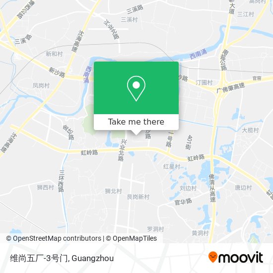 维尚五厂-3号门 map