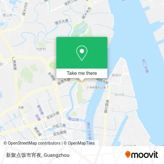 新聚点饭市宵夜 map
