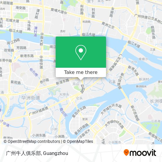 广州牛人俱乐部 map