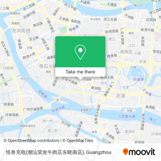 怪兽充电(潮汕荣发牛肉店东晓南店) map
